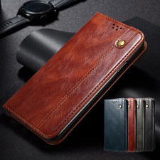 For Samsung Galaxy S22 Ultra A12 A32 A52 A72 Leather Wallet Flip Card Case Cover