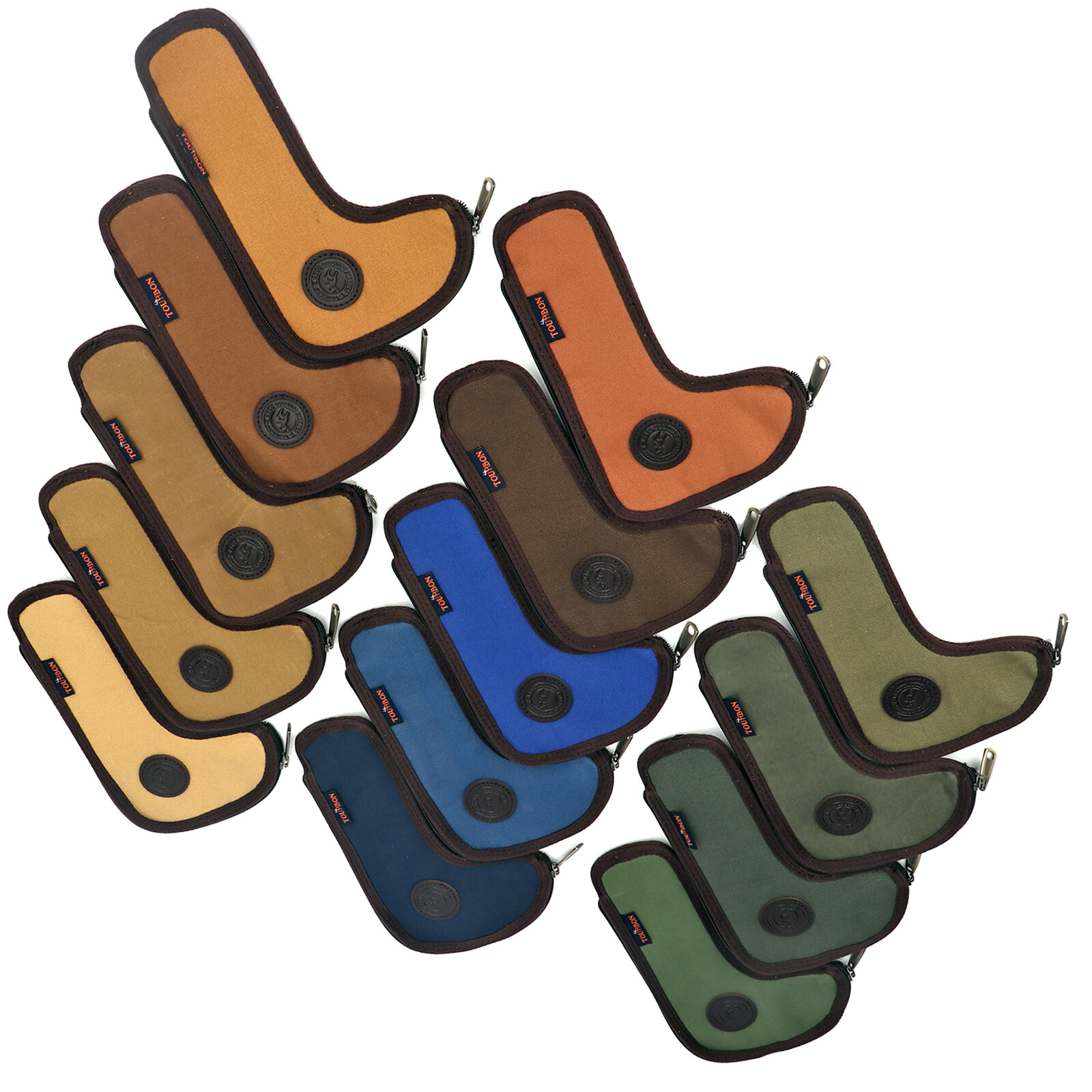 Tourbon Rifle Bolt Bag Holder Gun Bolt Storage Carry Belt Zipper Pouch