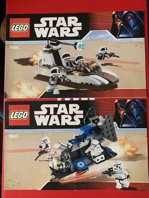 LEGO Star Wars 7667 7668 Lot of 2 Manuals Instructions Only | eBay