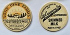 VINTAGE ANTIQUE MILK BOTTLE CAPS LOT OF 7 DAIRY FARMS AMERICANA — photo 7