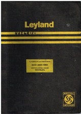 LEYLAND 600 680 690 VERTICAL DIESEL ENGINE ORIGINAL 1971 FACTORY WORKSHOP MANUAL
