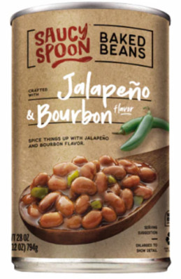 SAUCY SPOON Baked Beans 'Jalapeno & Bourbon' Flavor 794 gr Glutenfree USA
