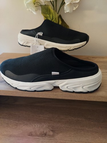 white backless trainers