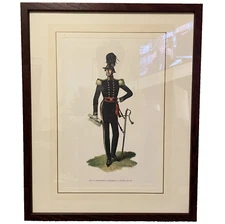 ARTHUR BARBOSA The US Topographical Engineers Lt. Colonel 1841 SIGNED LITHOGRAPH