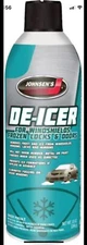 12 Pack Johnsen's De-icer Spray 10 oz. for Windshields Frozen Locks and Doors