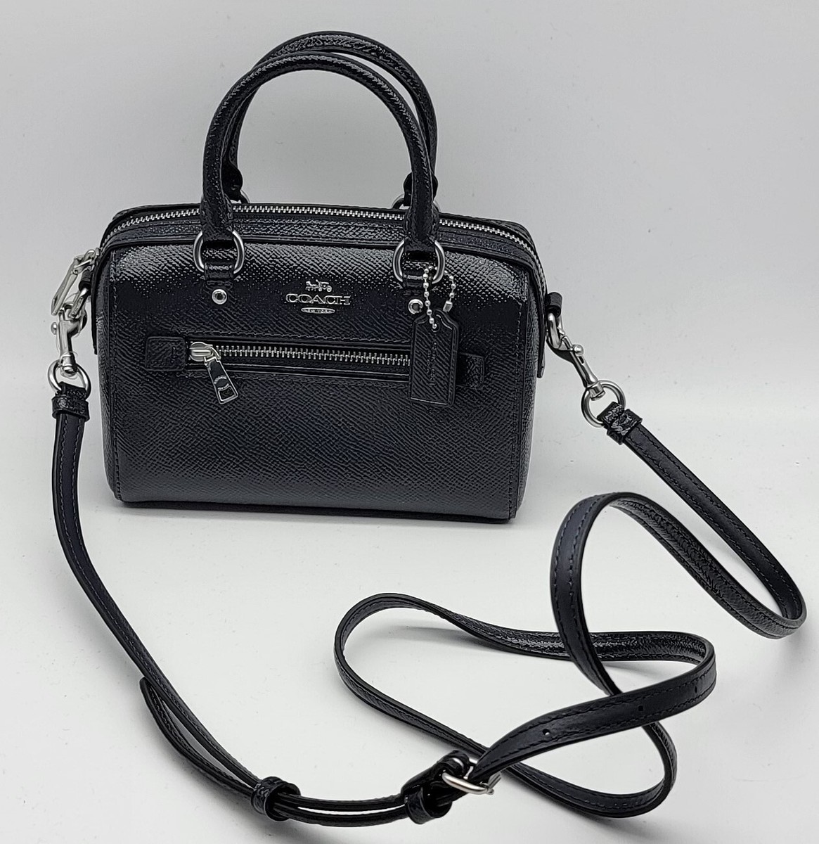 NWT Coach Mini Rowan Crossbody CE631 Midnight Navy