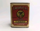 Tropical Brand Turmeric Tin Vintage Jewett Sherman Co. Kansas City MO. Paper Lab