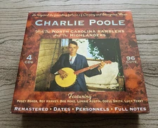 CHARLIE POOLE WITH THE NORTH CAROLINA RAMBLERS AND THE HIGHLANDERS / JSP 4CD BOX