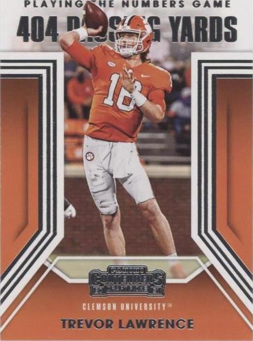 2021 Panini Contenders Draft Picks Trevor Lawrence #1 - 1 of 2