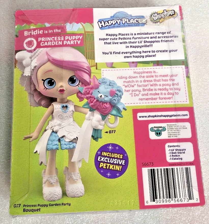 Shopkins Happy Places Bridie Princess Puppy Garden Party Lil