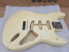 1984 SQUIER by FENDER STRATOCASTER BODY - CREAM RELIC