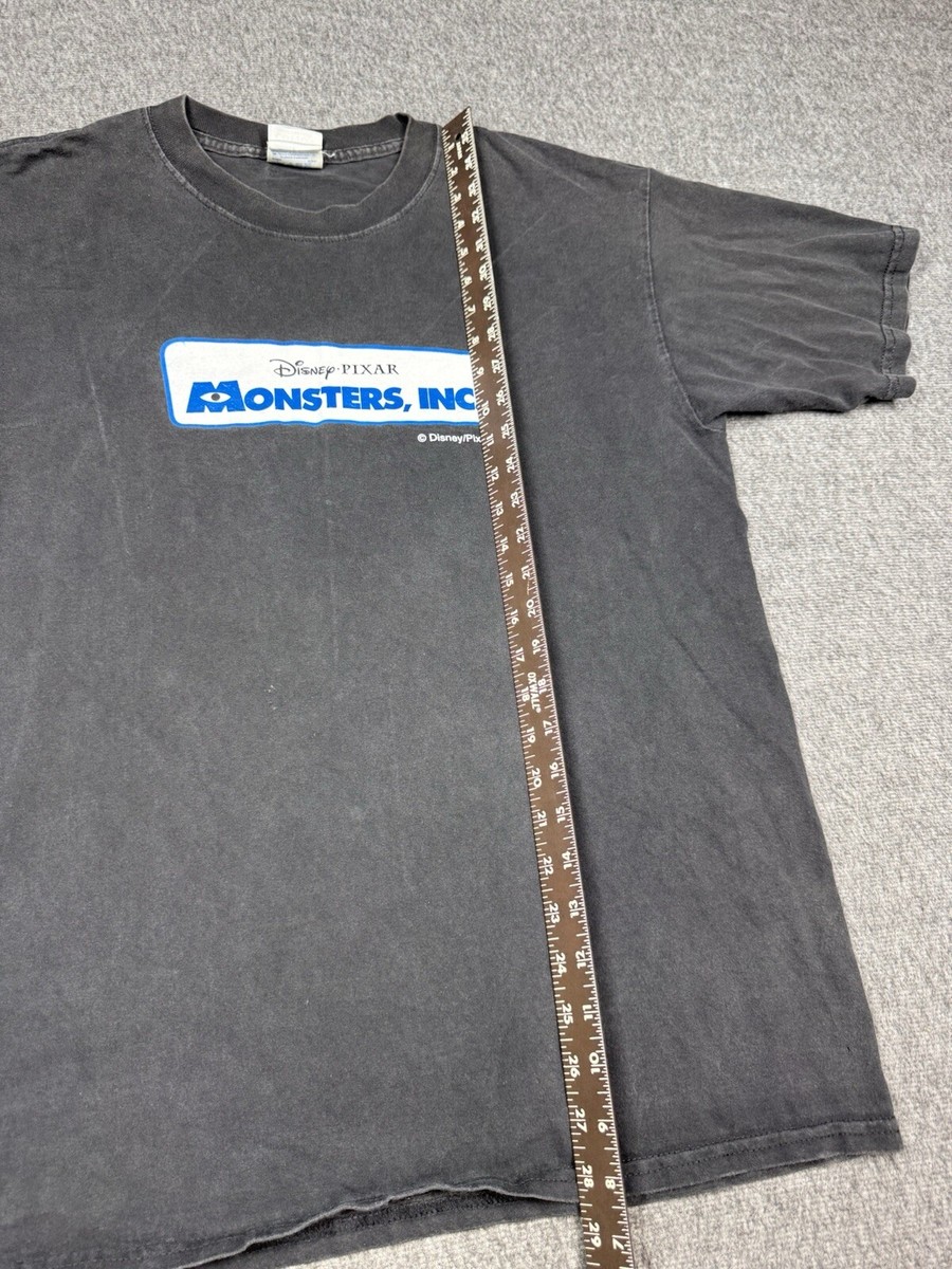 Monsters Inc Promo Shirt Mens Size L Black We Scare Because We Care View 5