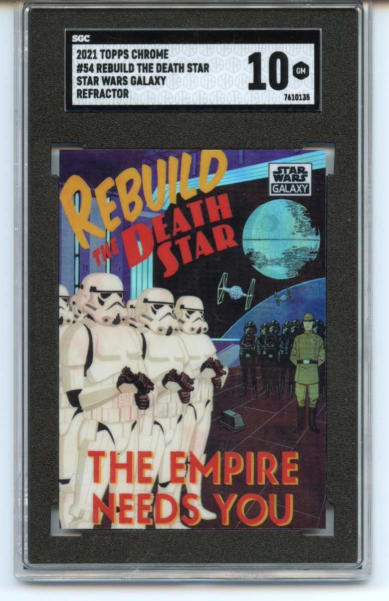 2021 Topps Chrome Star Wars Galaxy Refractor SGC 10 | eBay