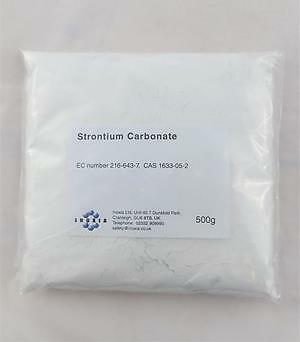 Strontium Carbonate, Fine powder, 500g - Picture 2 of 2