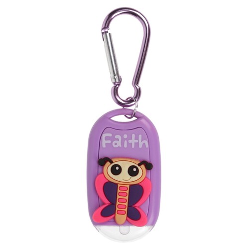 Kids Personalised Torch Keyring Novelty Mini LED Toy Light Carabiner Name Animal - Picture 125 of 370