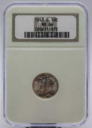 1945-D NGC MS66 Mercury Dime (103PID)