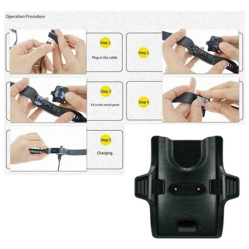 Ładowarka USB Klips Zamienna stacja dokująca NICE do Huawei Honor Band 3 Pro 4/5/B19✈ - Zdjęcie 12 z 12