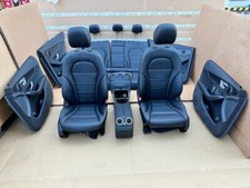 MERCEDES C W205 LEDER SPORT SITZEN KOMPLET NEU DEMONT VOM TEST CAR 95 Km, LIM 3 MERCEDES C W205 LEDER SPORT SITZEN KOMPLET NEU DEMONT VOM TEST CAR 95 Km, LIM 3