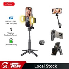 XO 360  Selfie Stick with Fill Light Remote Tripod Bluetooth Portable for Phone