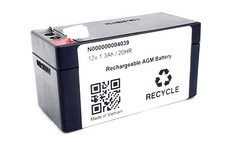 N00000004039 Auxiliary AUX Battery 12V 1.2AH for Mercedes Benz CL ML R S GLE GLB