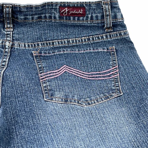 Jordache Capri Jeans Size 11 / 12 Stretch Medium Denim Wash Womans 31X21 - Afbeelding 5 van 8