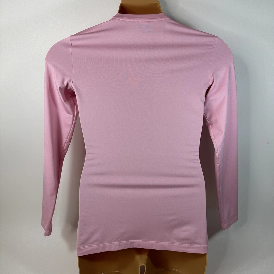 Camisa Nike Golf Tour Performance Dri Fit Manga Larga Rosa Mujer Pequeña S Foto 3 de 4