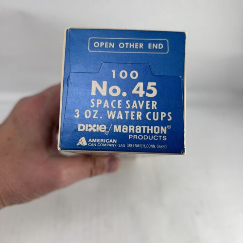Dixie Wasserbecher 100 Stück Hülsen 3 Unzen Factory Sealed Boxen Vintage - Bild 2 von 5