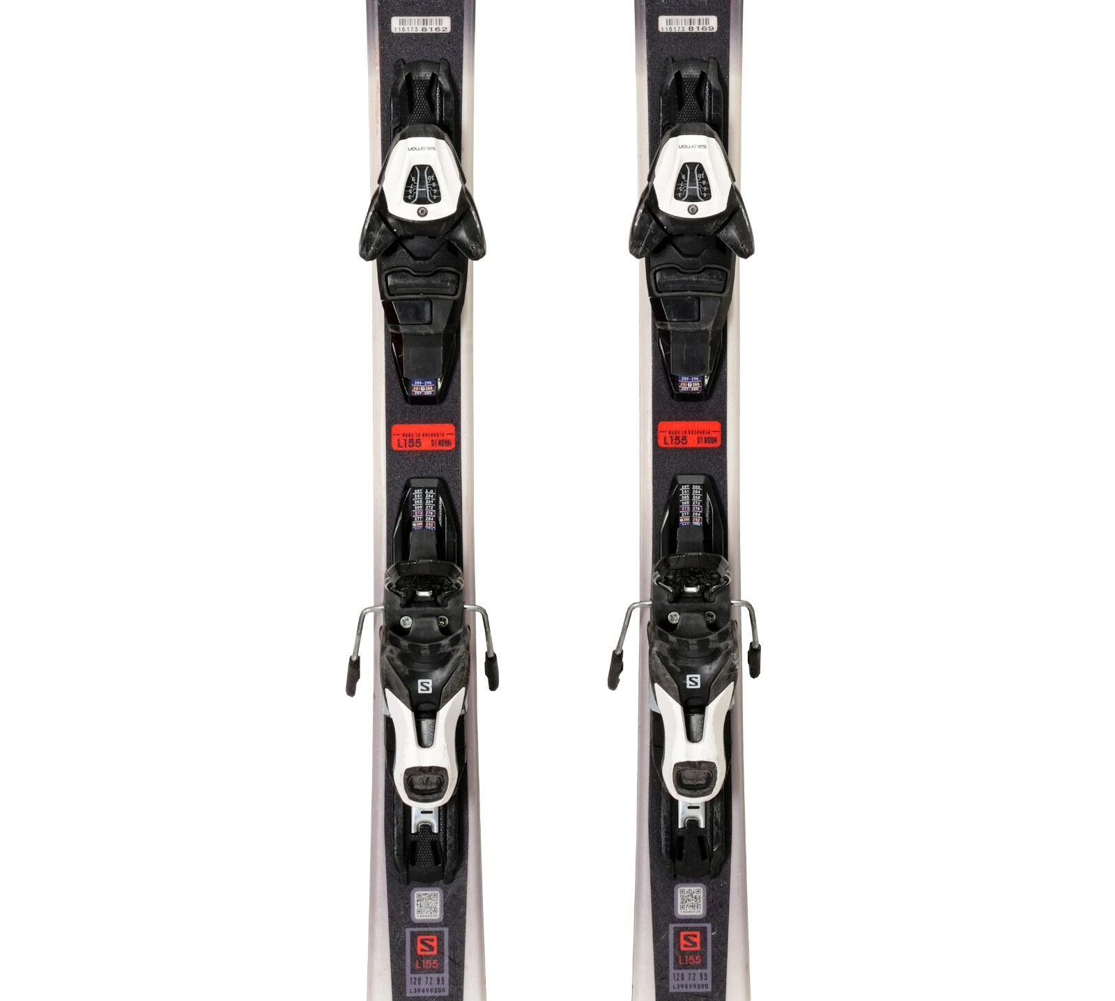 Sci Adulti Usati SALOMON "XDR FOCUS" Taglia: 165 Cm = 1 Metro 65 + Fissaggi