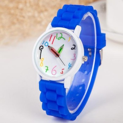 Wrist Watches New Quartz Kids Watch Children Pencil Pointer Intelligent Digital
