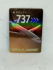 DELTA AIRLINES PILOT TRADING CARD BOEING 737-900ER CARD 2022 #53