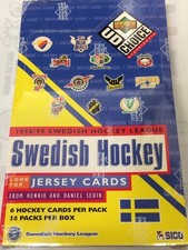 1998-99 Upper Deck UD CHOICE Swedish Hockey - Factory Sealed Box