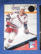 1993-94 GOLD FOIL Leaf Hockey Mark Messier #158 New York Rangers MVP HOF NHL MT