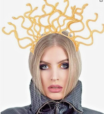Womens Medusa Snake Headband Greek Goddess Headdress Cosplay Costume Accessory