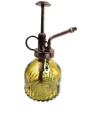 Glass Mister Spray Pickle Olive Green Bottle With Pump works for Plant , Hair, C