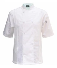 Medium.Chef Code Cool Breeze Side Vent Chef Coat 