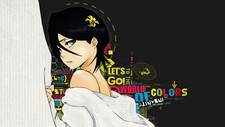 Anime bleach kuchiki rukia typography girls dark hair Playmat Game Mat Desk