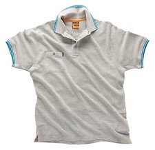 Image of Scruffs Worker Premium Grey Polo Shirt Polo Sizes S, M, L, XL, 2XL