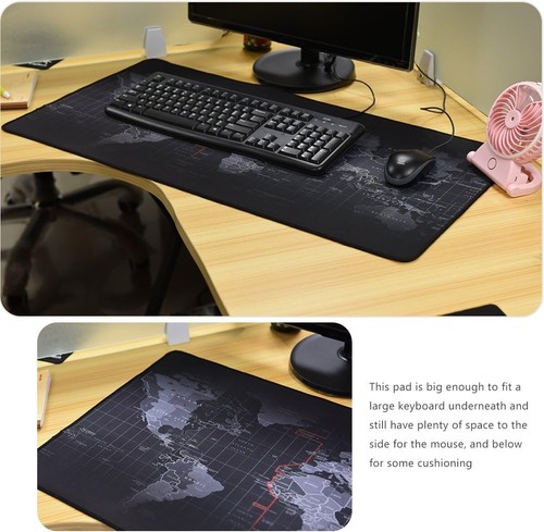 XXL Gaming Mouse Mat Extended & Extra Large Mouse Pad 80 * 40 Map - Picture 5 of 7