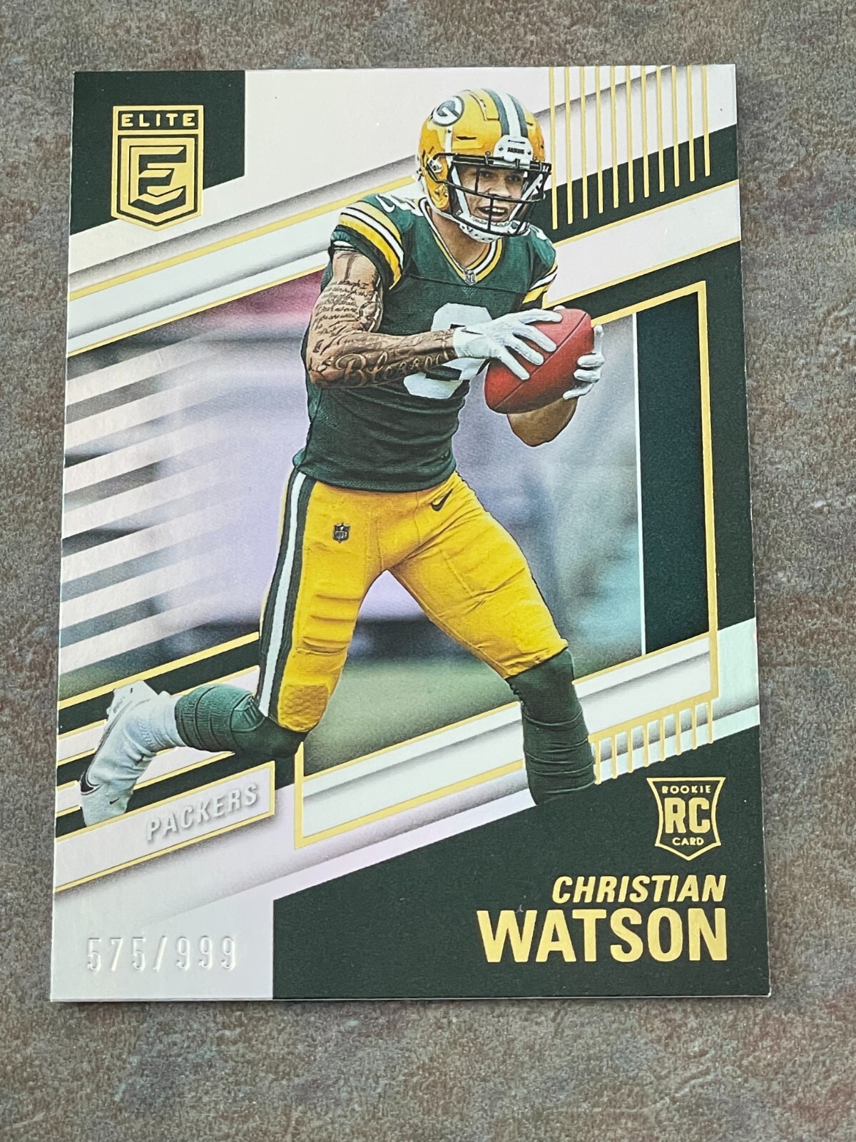 Christian Watson 2022 Donruss Elite Rookie Card /999 #152