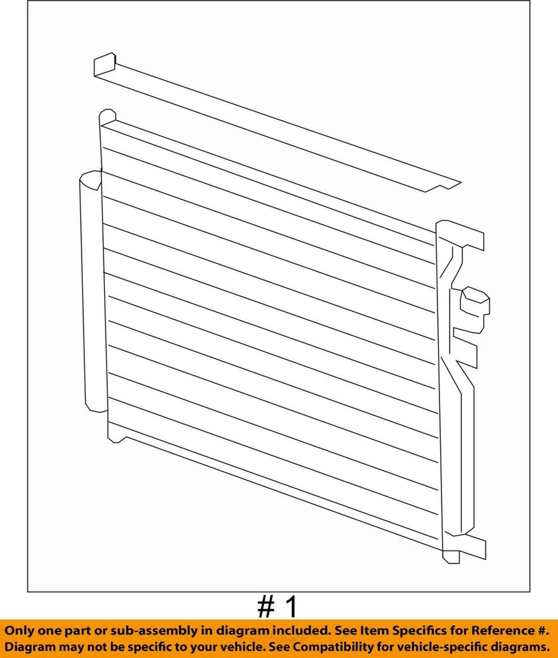 Condensador de aire acondicionado usado se adapta a: Chevrolet Captiva 2012 deportivo grado A Foto 4 de 4