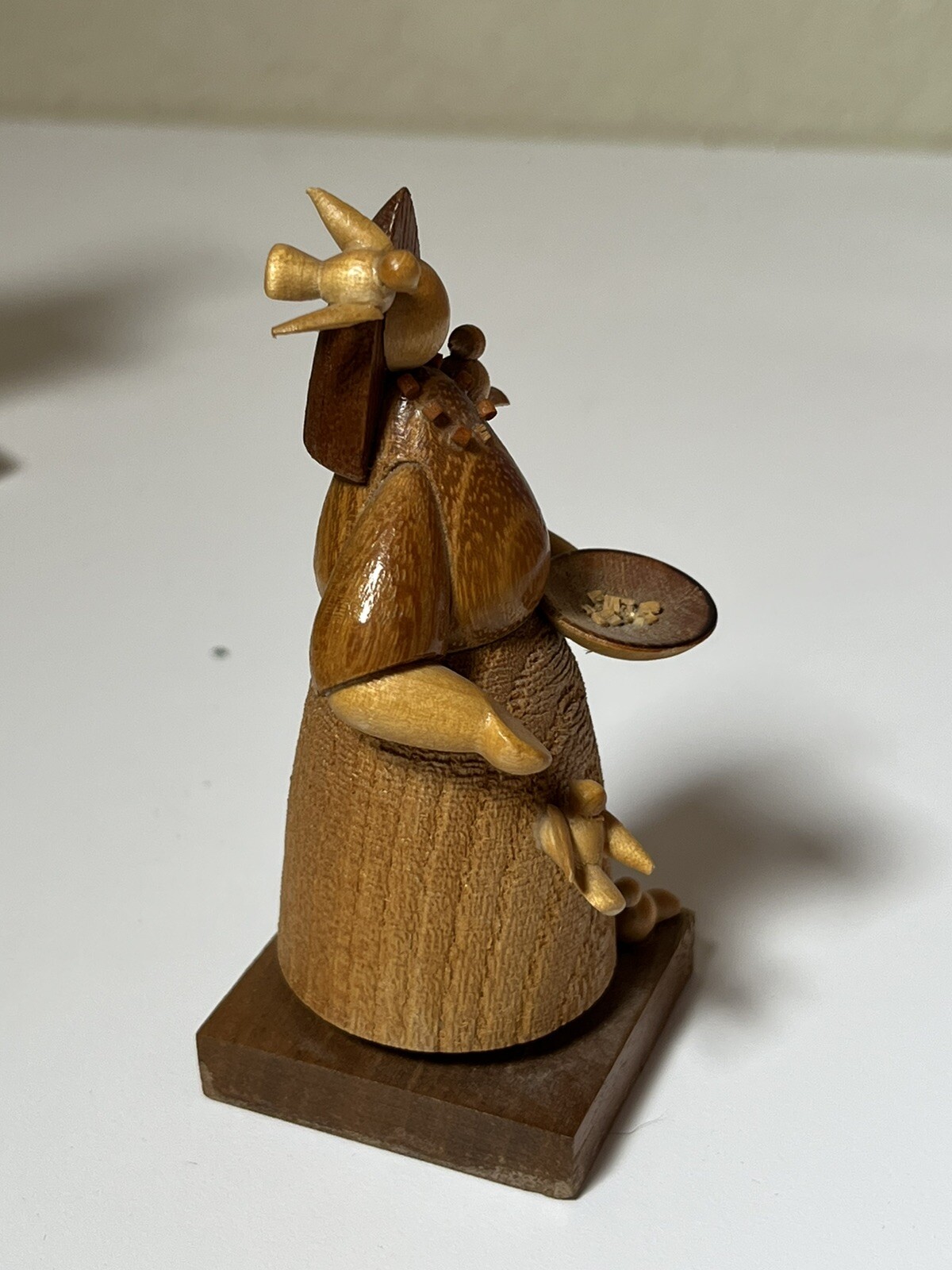 Vintage S. Sitarski J. Fedorowicz Wooden Figure Folk Art Made in Poland