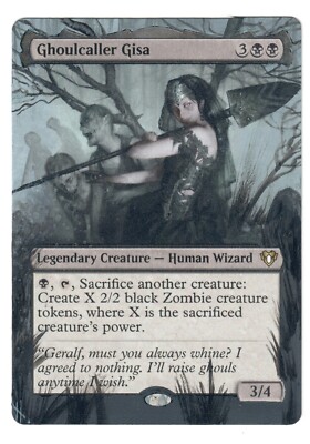 Custom Zombie Commander Deck - Ghoulcaller Gisa 100 Card EDH Deck (MTG Near  Mint) MTG Commander Deck