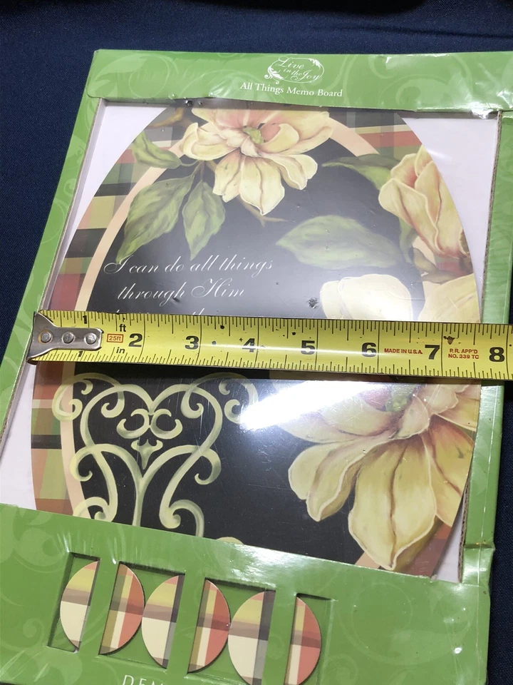 Demdaco All Things Religious Magnetic Memo Board & 3 Magnets - Image 4 of 4