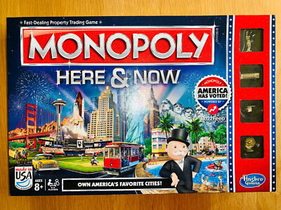 Monopoly Here & Now, US Edition, englische Version, Hasbro