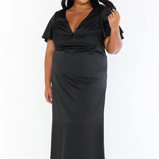 show me your mumu | plus black rome twist gown women's formal maxi dress sz XXL