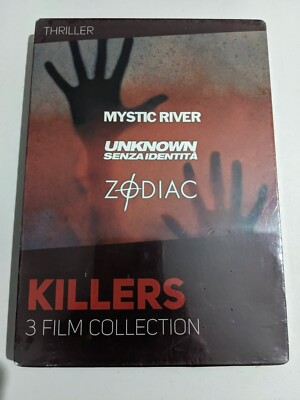 KILLERS COLLECTION Mystic River / Unknow Ohne Identität / Zodiac - 3 DVD NEU SEALED