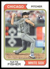 Nate Fisher #352 Rookie 2023 Topps Heritage Chicago White Sox