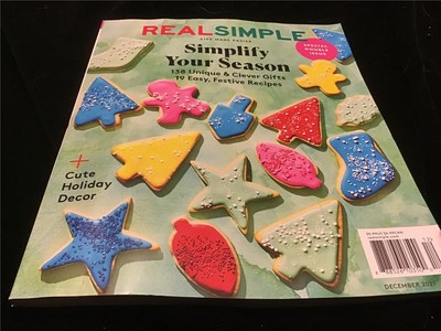 Real Simple Magazine December 2021 Special Double Issue Simplify Your Season