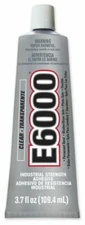 E6000 Glue Craft Clear INDUSTRIAL STRENGTH Adhesive 3.7 OZ Tube