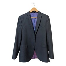 Ermenegildo Zegna Suit Jacket Trim Fit 5362 Red Label Wool Size 40 Drop 6L READ